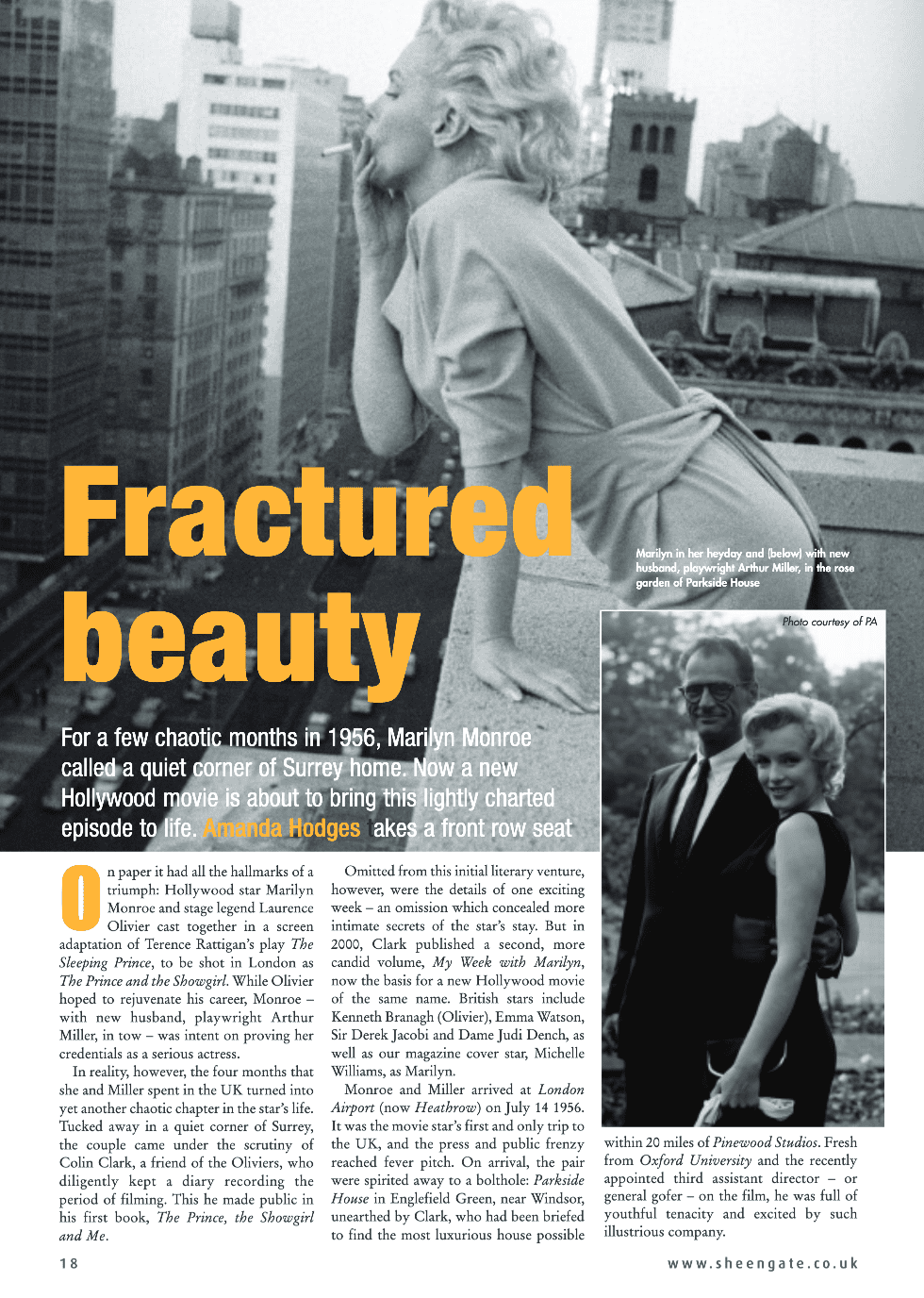 marilyn monroe interview feature
